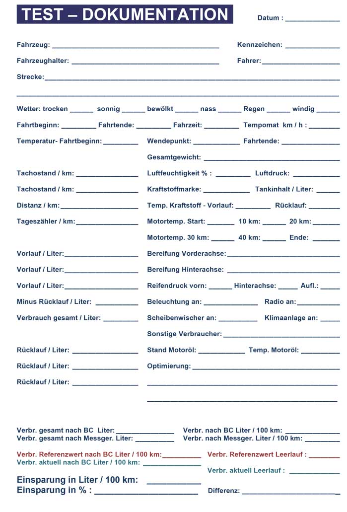 Testdokumentation